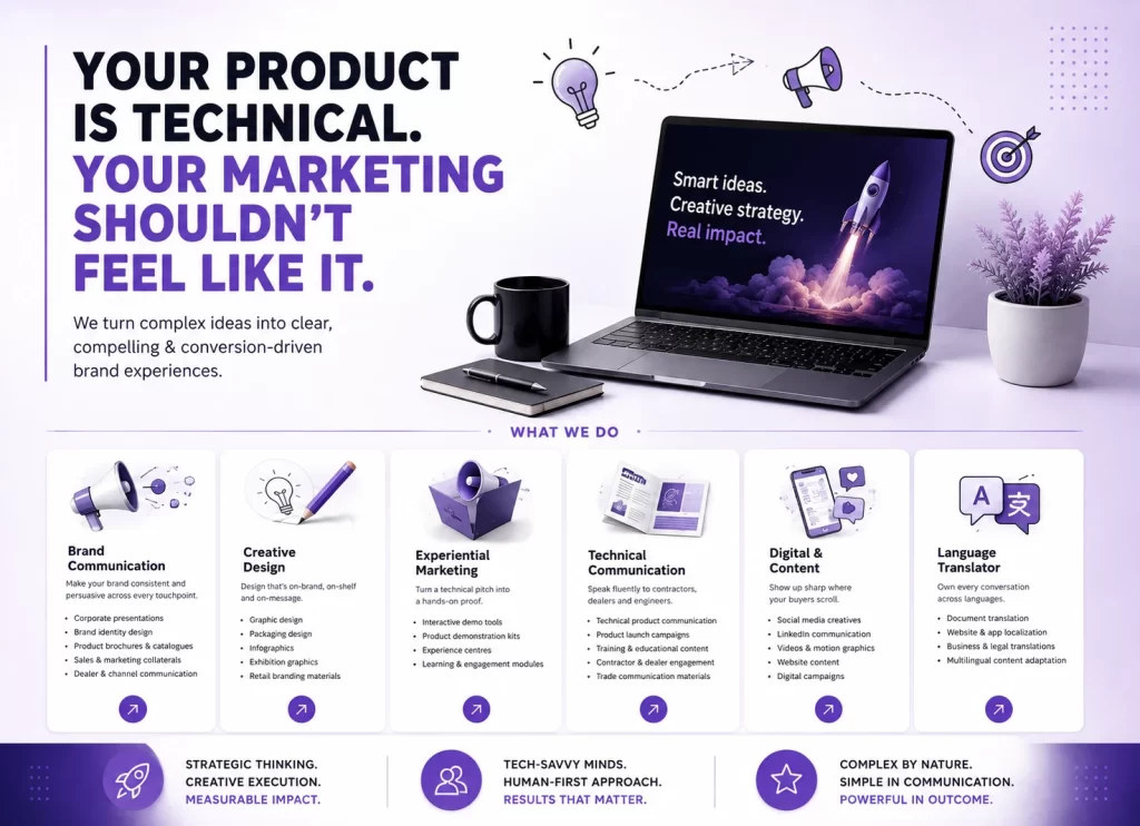 Read more about the article Your product is technical. Your marketing shouldn’t feel like it.