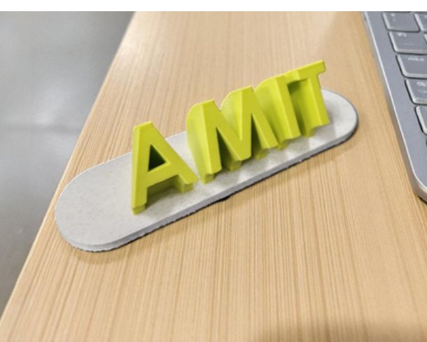 3d Name Plate - Sustainable Desk Items corporate gift