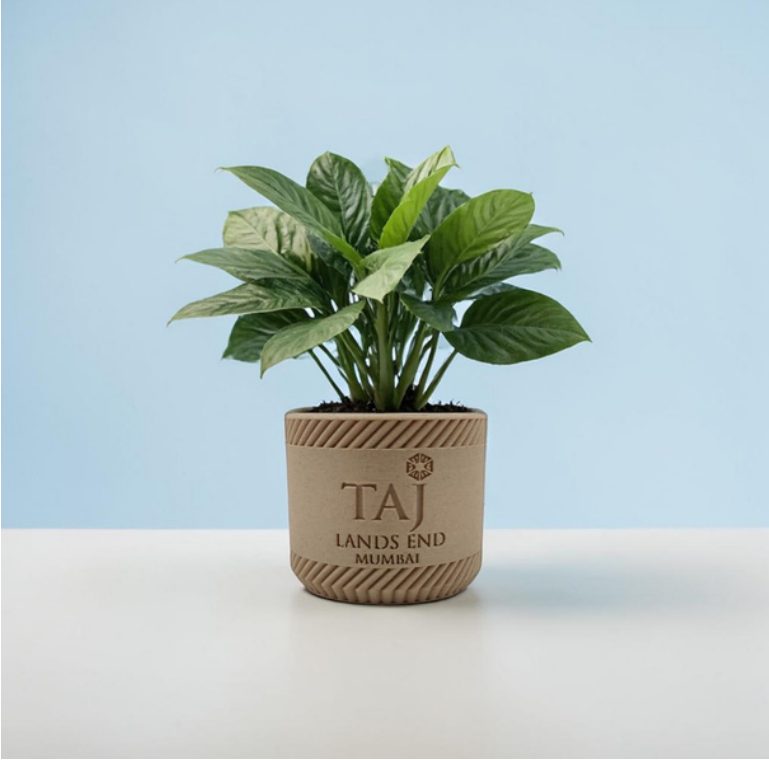 Slant Ribbed (CPL003) - Sustainable Planters corporate gift