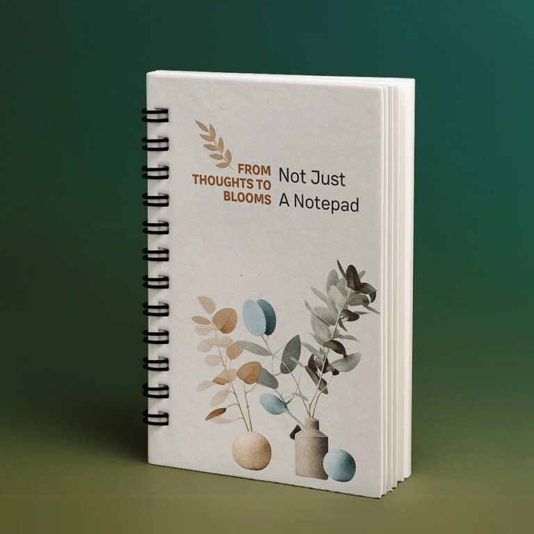 Plantable Notepad Mini (Wire) - Sustainable Teak Wood Products & Stationery corporate gift