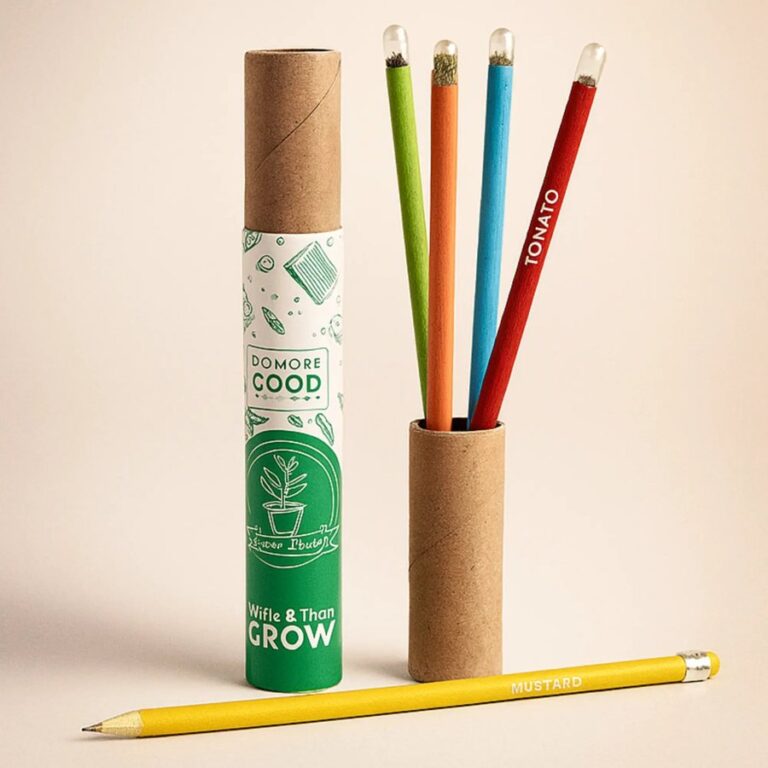 Plantable Seed Pencil (Pack of 20) - Sustainable Teak Wood Products & Stationery corporate gift